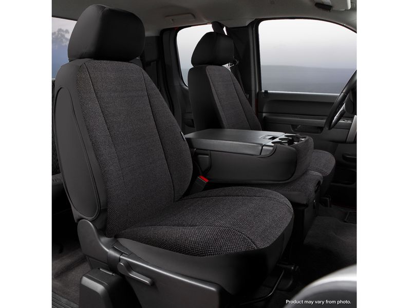 Fia Solid Wrangler Custom Seat Covers TRS4957 BLACK RealTruck