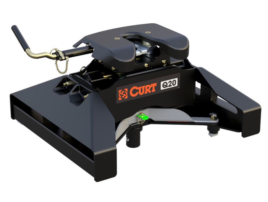 Curt Q20 5th Wheel Hitch with OEM Legs 16075 RealTruck