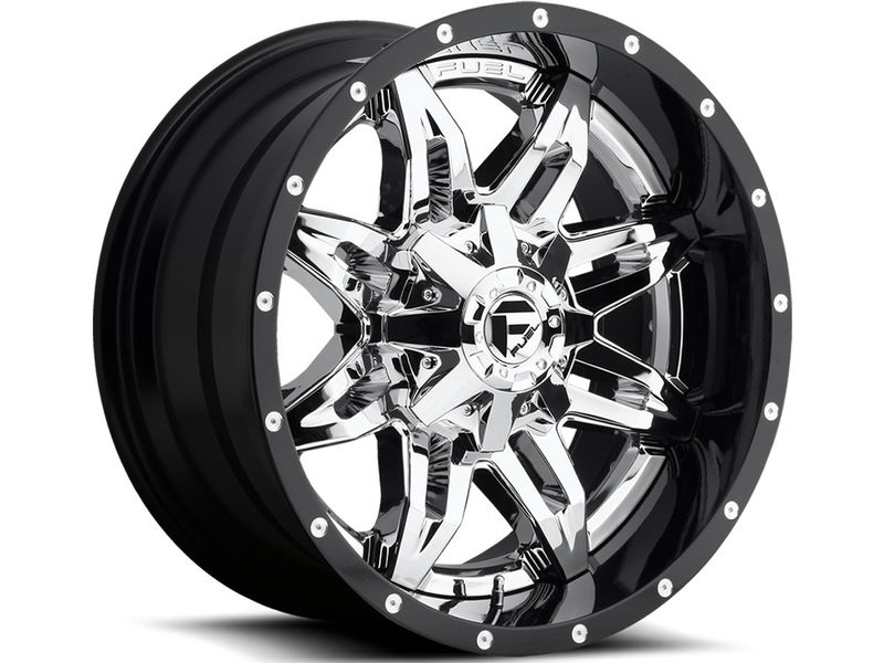 Fuel Chrome & Black Lethal Wheels RealTruck