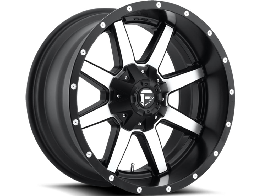 Fuel Machined Black Maverick Wheel D53720001747 | RealTruck