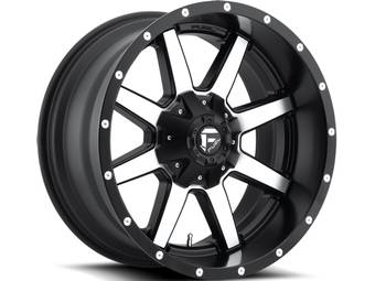 Fuel Machined Black Maverick Wheels