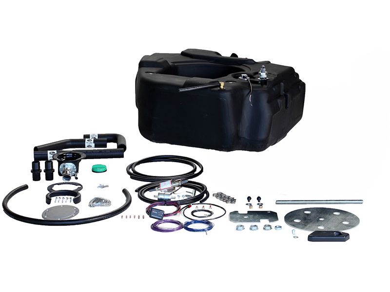 TITAN Spare Tire AUX Fuel System 30 Gallon 4030203 RealTruck