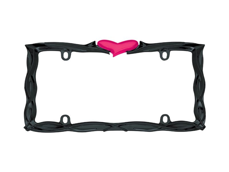 CRU 22456 Cruiser Heart License Plate Frame RealTruck