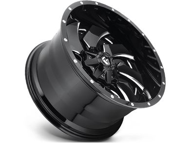 Fuel Two-Piece Black Cleaver Wheels | RealTruck
