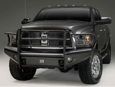 Fab Fours Black Steel Elite Front Bumper w/ Full Guard DR10-Q2960