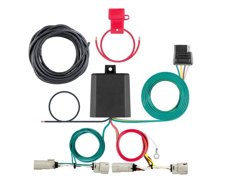 CURT Custom Wiring Harness, 4-Way Flat Output, Select Volvo Xc70 - View #10