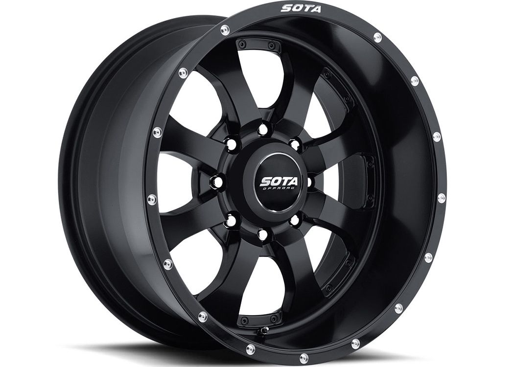 Novakane Rims SOTA Stealth Black Novakane Wheels | RealTruck