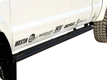 Westin 6&quot; Oval Black Step Bars