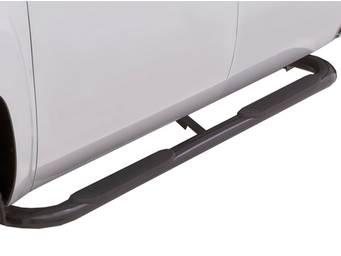 Lund 4&quot; Curved Oval Black Nerf Bars