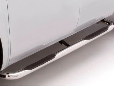 4 Chrome Curved Nerf Side Steps For 2019-2024 Dodge Ram 1500 Quad Cab – T-304 Stainless Steel, 2-Piece Set
