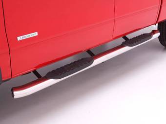 Lund 5&quot; Oval Curved Stainless Nerf Bars