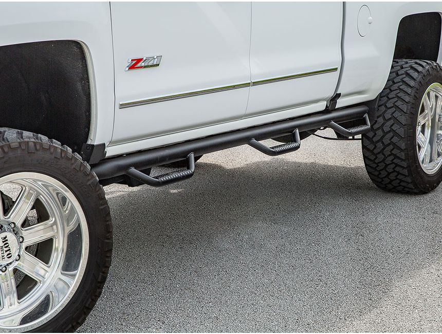 NFab Black Bed Access Nerf Steps C17104CC6TX RealTruck