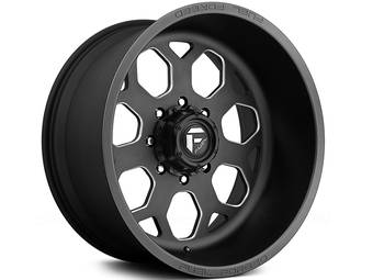 Fuel Forged Machined Black FF14 Wheels