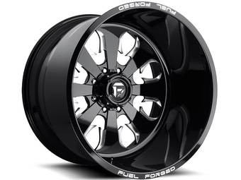 Fuel Forged Machined Black FF24 Wheels