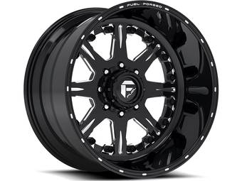 Fuel Forged Machined Black FF25 Wheels