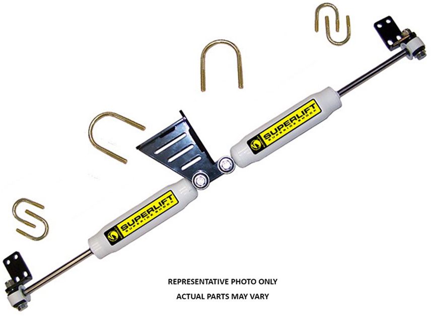 Superlift Dual Steering Stabilizer Kit SUP92095 RealTruck