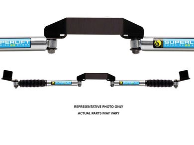 、 Superlift Dual Steering Stabilizer Kit Rough Country