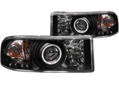 Anzo Black Halo Projector Headlights 