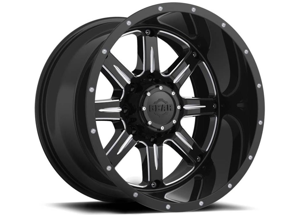 Gear Off Road Machined Black 726BM Big Block Wheels | RealTruck