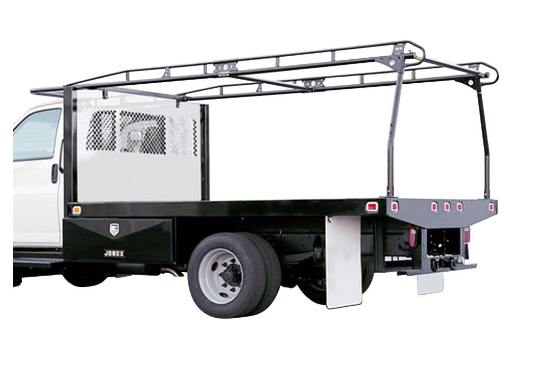 Kargo Master Service Body Ladder Rack Kargo Master Platform Body Utility Rack | RealTruck