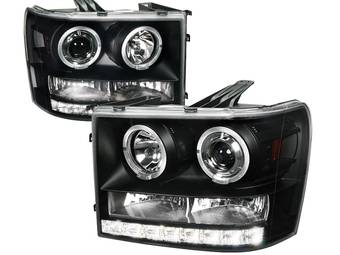 SPEC-D Black Halo Projector Headlights