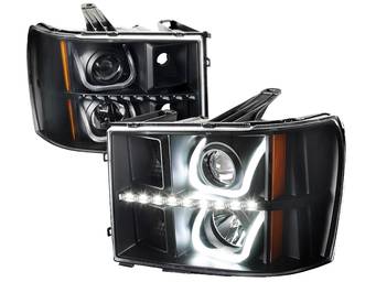 SPEC-D Black U-Bar Projector Headlights