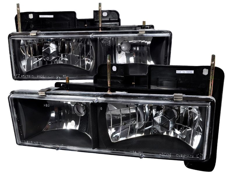 Headlight Kit For 1994-1999 Chevrolet K1500 Left 94-99 C1500 Clear Lens Halogen