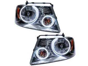 Oracle Chrome OE Style White Halo Headlights