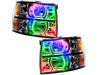 Oracle Black LED ColorSHIFT Headlights