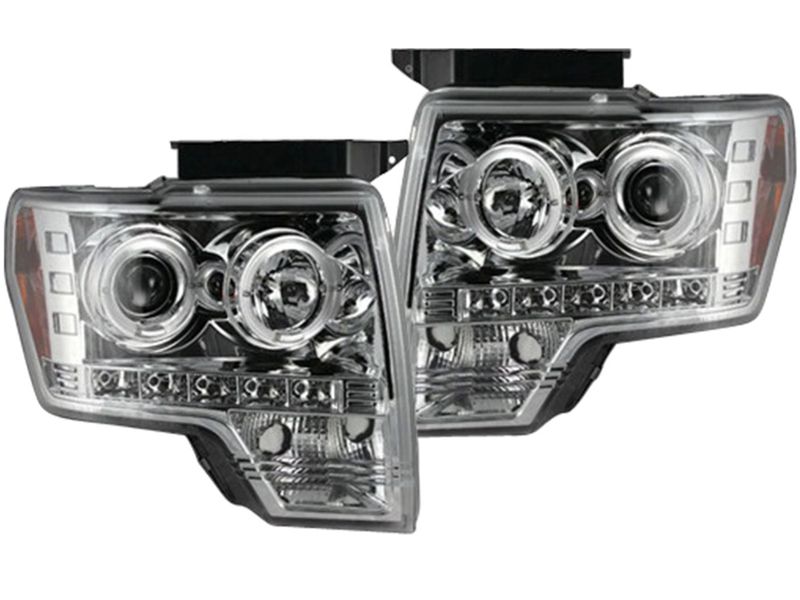 thumbnail image 2 of Speed Daddy Chrome Halo Projector Headlights For 2009-2012 BMW E90, H7 HID Ready 2 of 6