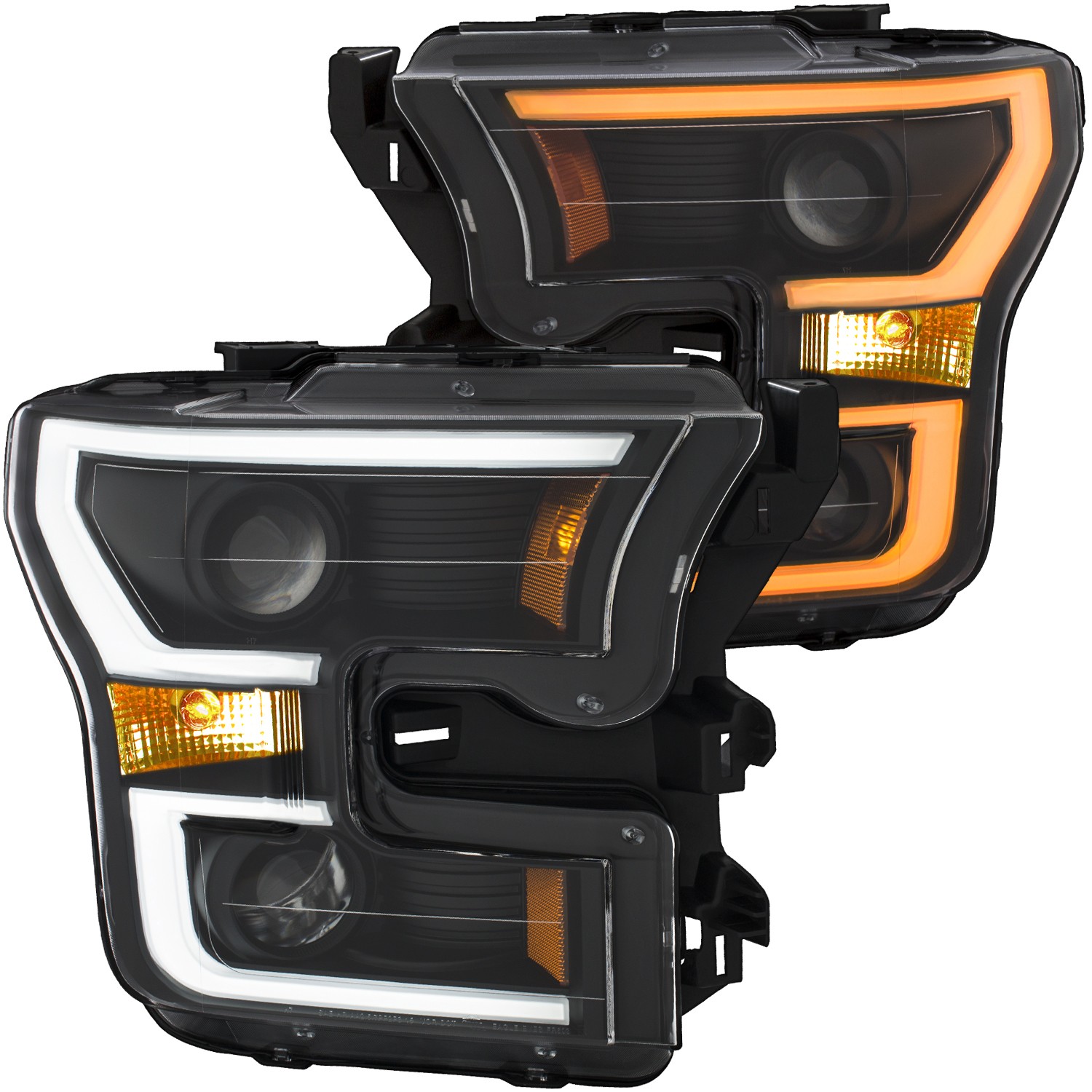 Anzo Black Switchback Projector Headlights 111357 | RealTruck
