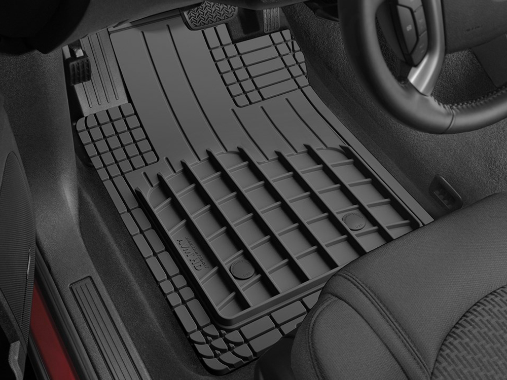 GGBAILEY Black Loop Driver Passenger & Rear Floor Mats Custom-Fit for Ford Expedition Max SWB 2018-2018 
