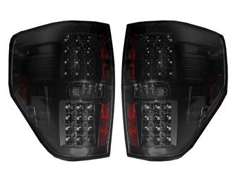 Recon Smoked Black LED Tail Lights