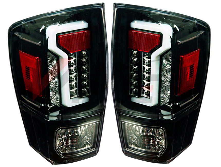 Winjet Black LED Tail Lights CTWJ0466GBC RealTruck