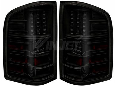 Winjet Smoked Black LED Tail Lights CTWJ-0067-BS | RealTruck