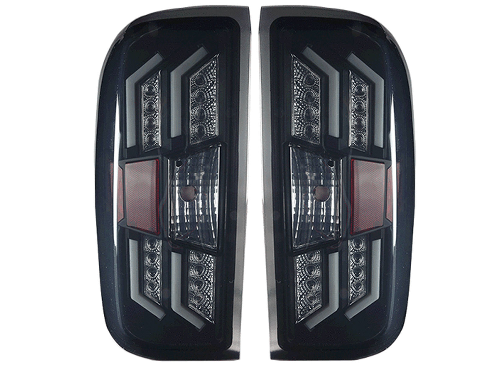 Winjet Smoked Black LED Tail Lights CTWJ-0383-BS | RealTruck