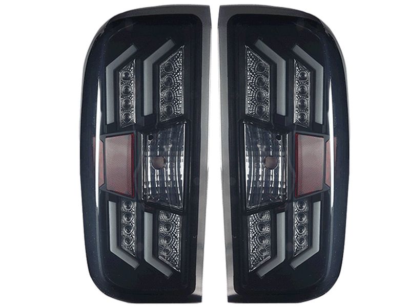 Winjet Smoked Black LED Tail Lights CTWJ-0383-BS | RealTruck