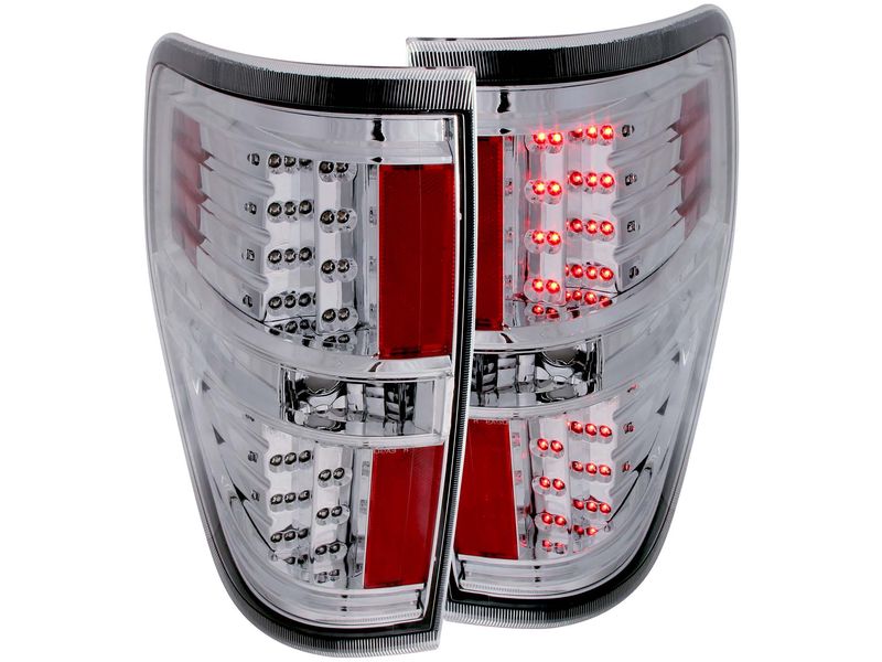 Anzo Chrome LED Tail Lights 311147 | RealTruck