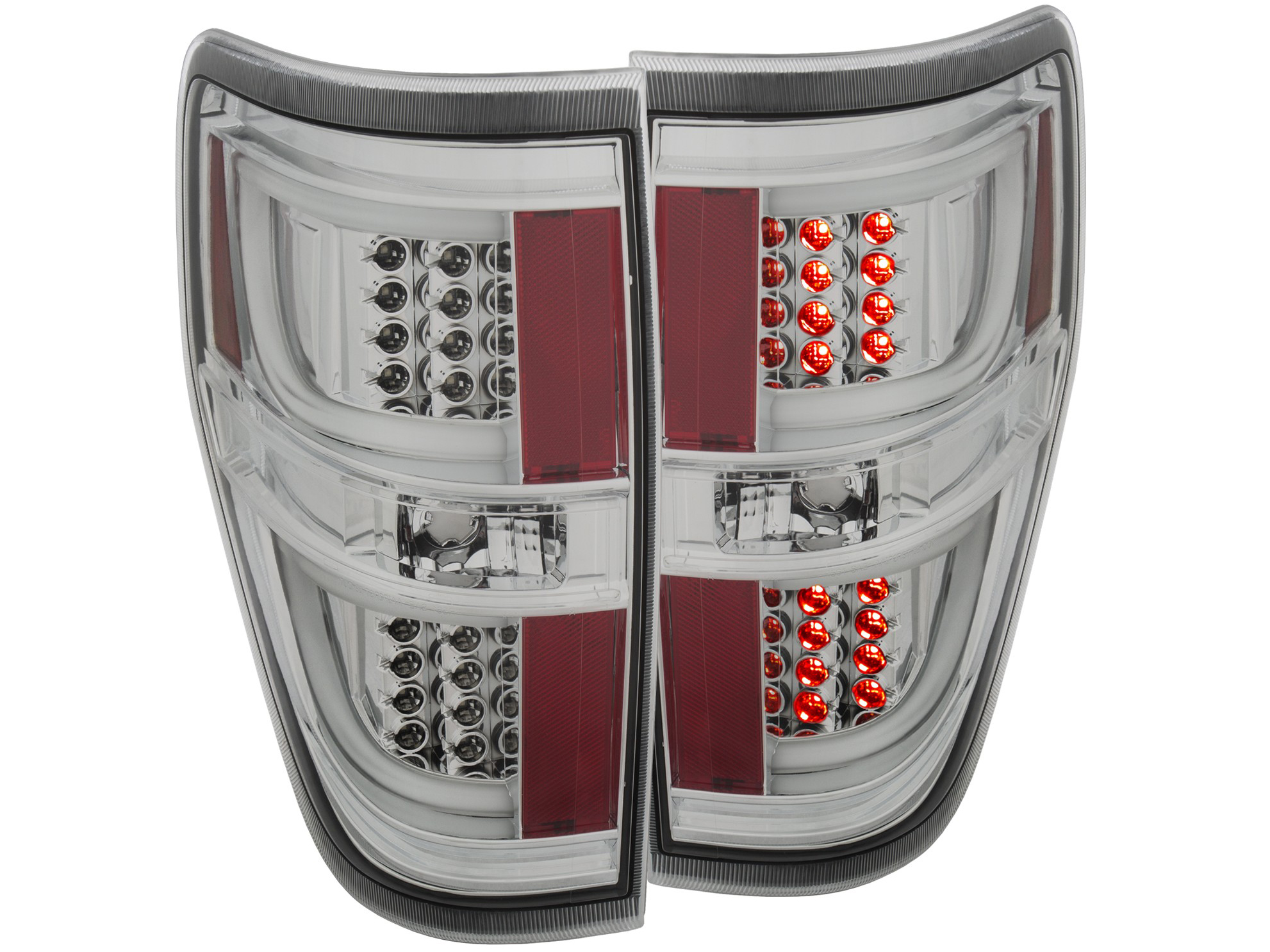 Anzo Chrome LED Tail Lights 311259 | RealTruck