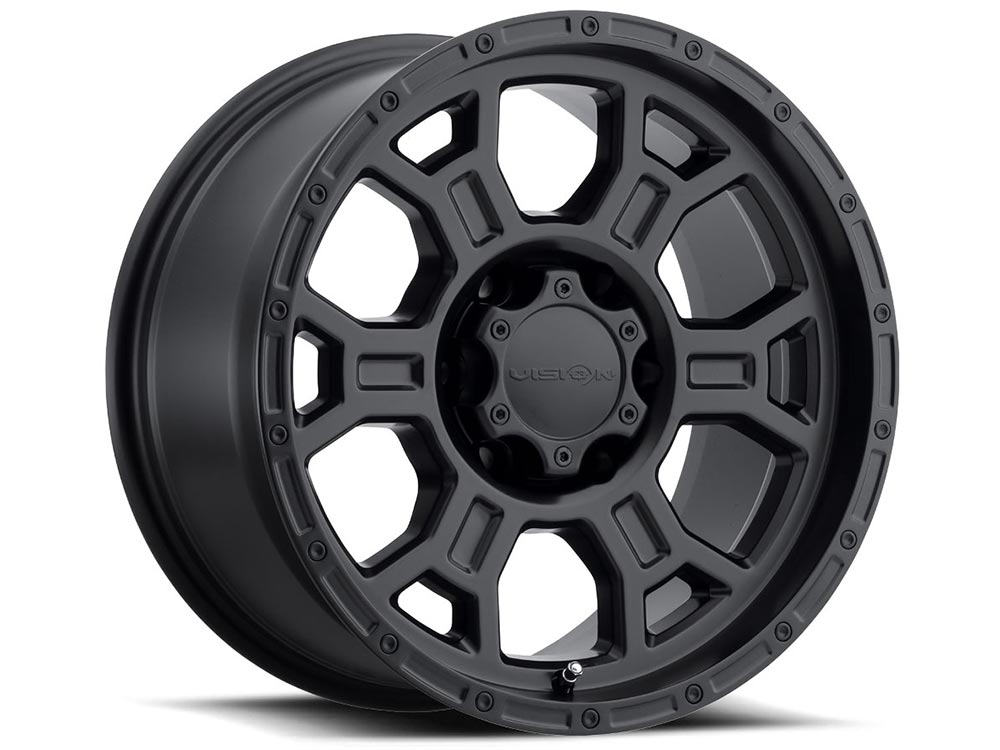 Vision Matte Black Raptor Wheels | RealTruck