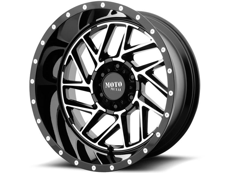 Moto Metal Machined Black MO985 Breakout Wheel MO98521280344N 