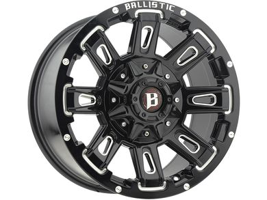 ◇Ballistic off-Road 957Mace◇ラングラー Ballistic Machined Black 958 Ravage Wheel 958790060-12GBX | RealTruck
