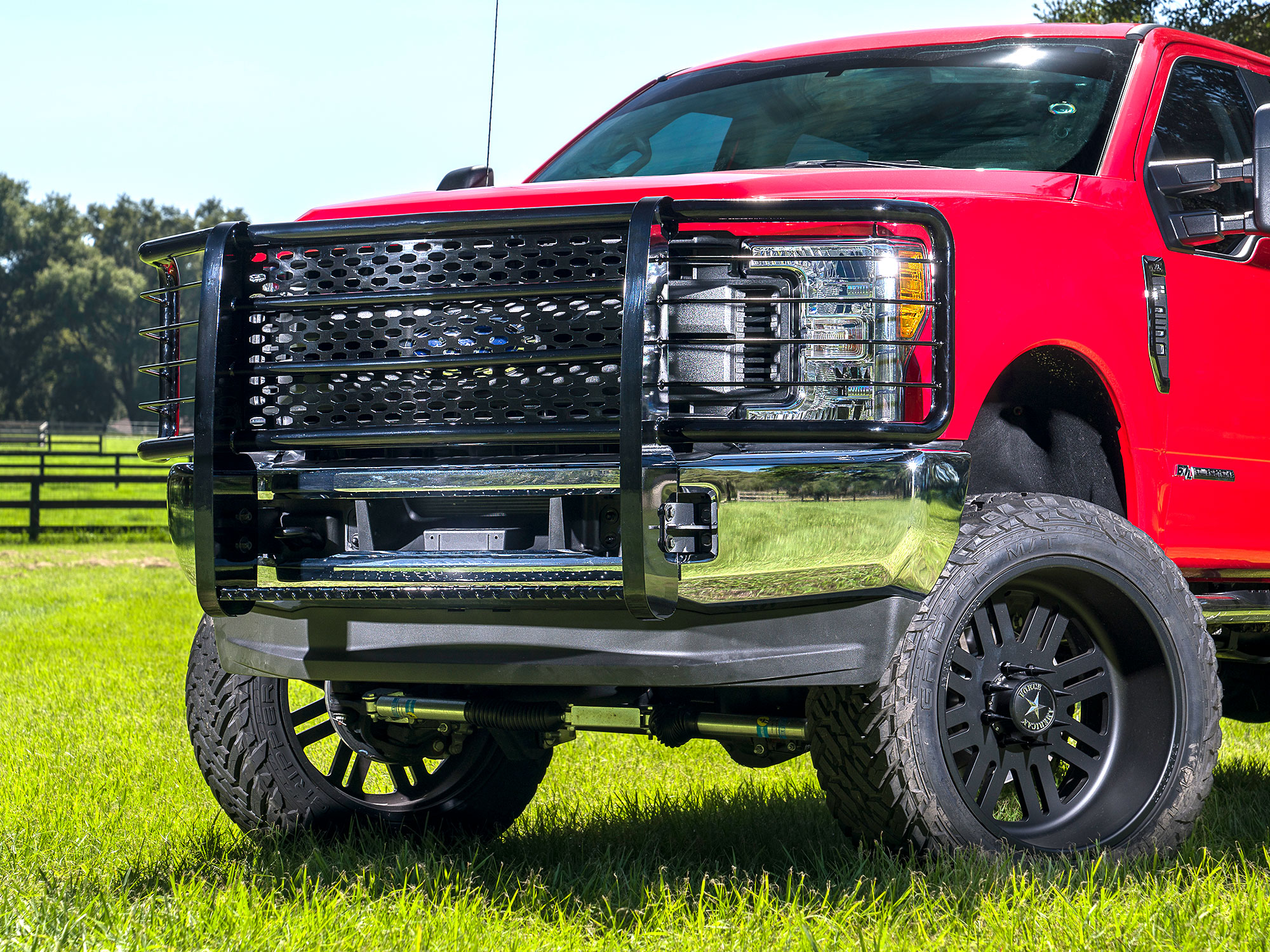 Go Industries Rancher Black Grille Guard 44703