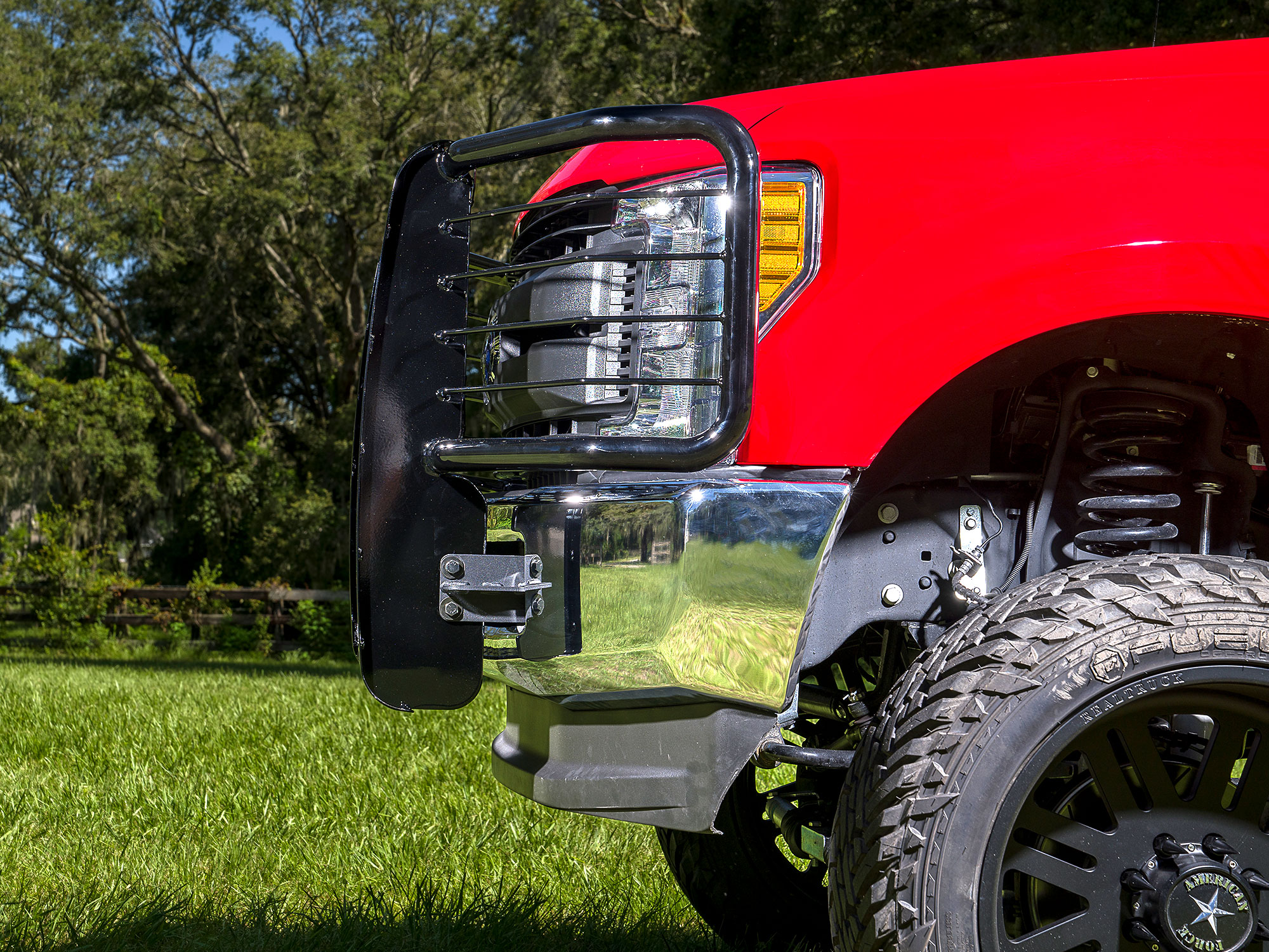 Go Industries Rancher Black Grille Guard 44703