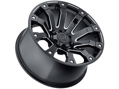 Black Rhino Machined Black Selkirk Wheel 2090SLK126140B12 | RealTruck