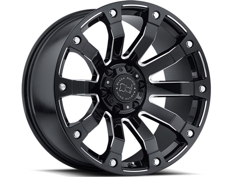 Black Rhino Machined Black Selkirk Wheel 2090SLK126140B12 | RealTruck