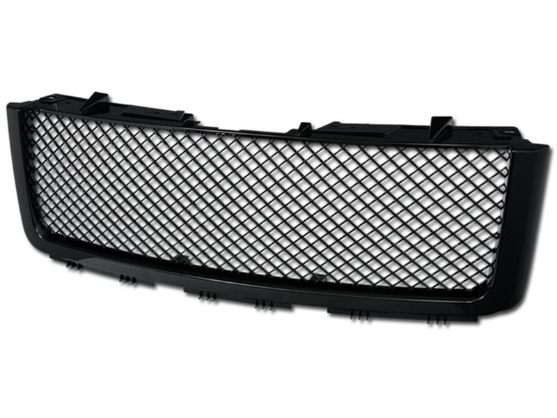 Glossy Black Raptor Style Front Grille With LED Lights For 2004-2008 Ford F-150 – Direct Replacement