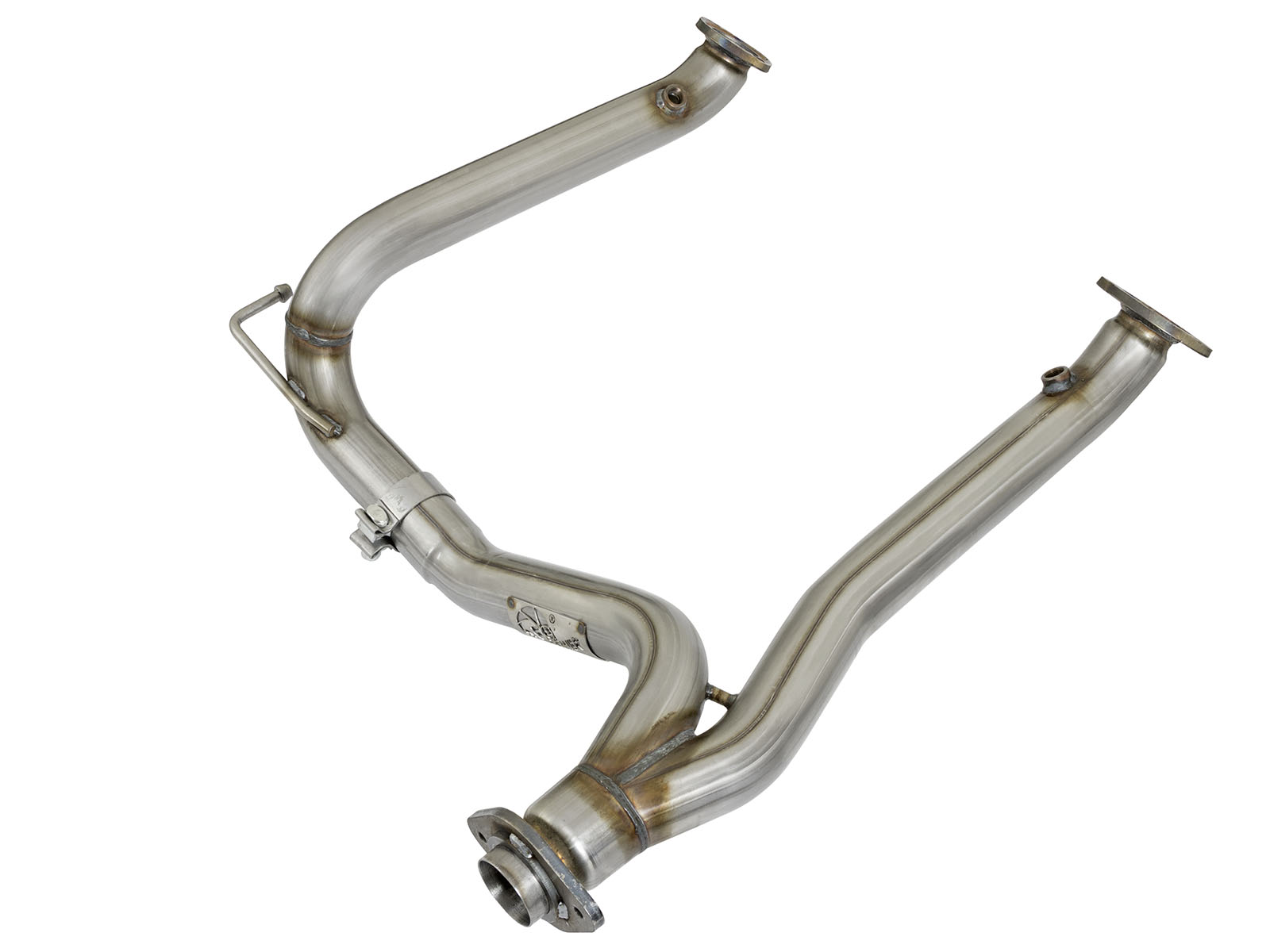 aFe Twisted Steel Race Series Y-Pipes 48-46007-YN | RealTruck