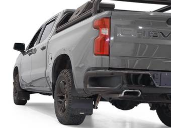 JTYZSM Truck Mud Flaps For 2019-2024 Dodge Ram 1500 With OEM Fender Flares(New Body Style), Front & Rear Mud Guards Set No Drill Splash Guards Accessories 4pcs(NOT For Classic Or TRX Models