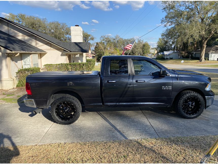 Ram 1500 build , with wheels tires and a 3.5 inch exhaust tip 